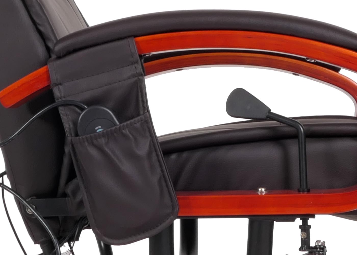 Mendler Relaxliege Arles II – Massagesessel aus Kunstleder mit Vibrationsmassage, Farbe Coffee, moderner bequemer Relaxsessel.