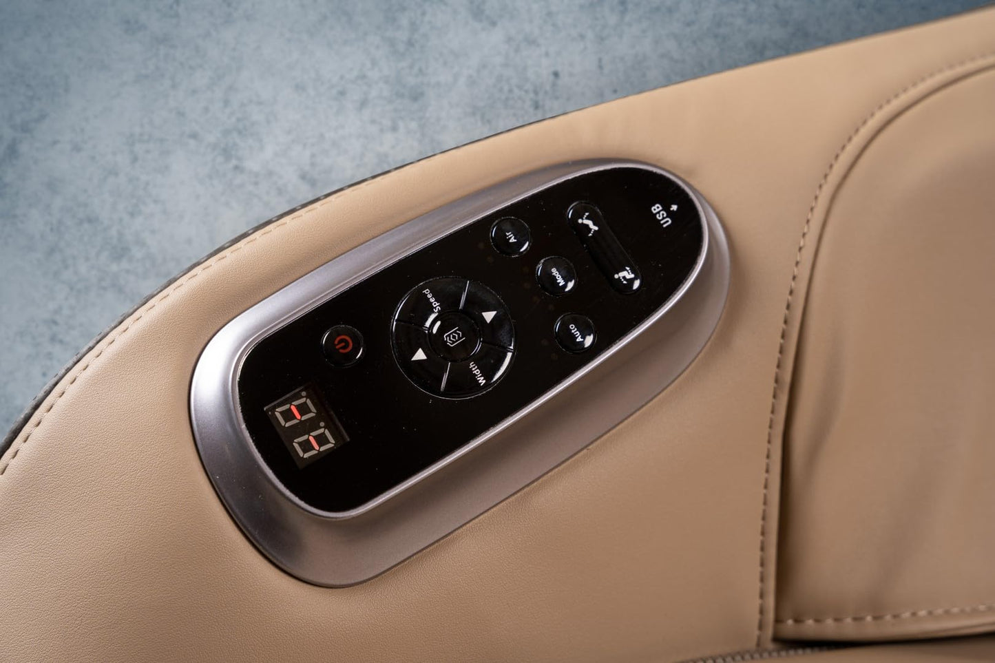 Wellness Point Massagesessel Comfort Alpha – Shiatsu, Luftdruck-, Fuß- & Rückenmassage, Bluetooth, Körperscan, ergonomisch, 6 Massagearten.