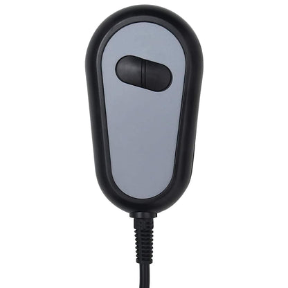 vidaXL Massagesessel Elektrisch Weinrot Stoff