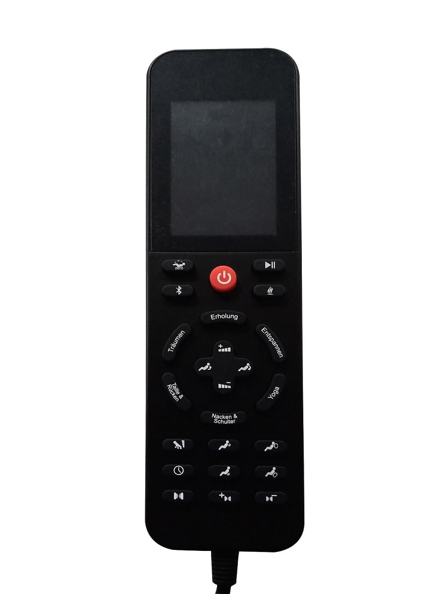 Luxus Massagesessel Konstanz Shiatsu Zero Gravity Leder schwarz, mit Heizung, Rollentechnik, Armmassage, moderner TV-Sessel.
