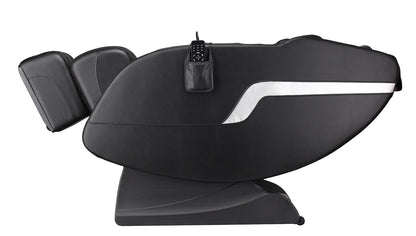 Luxus Massagesessel Konstanz Shiatsu Zero Gravity Leder schwarz, mit Heizung, Rollentechnik, Armmassage, moderner TV-Sessel.