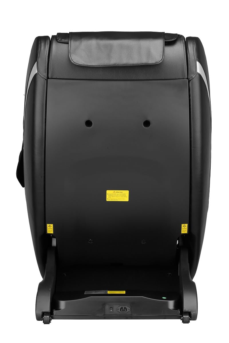 Luxus Massagesessel Konstanz Shiatsu Zero Gravity Leder schwarz, mit Heizung, Rollentechnik, Armmassage, moderner TV-Sessel.