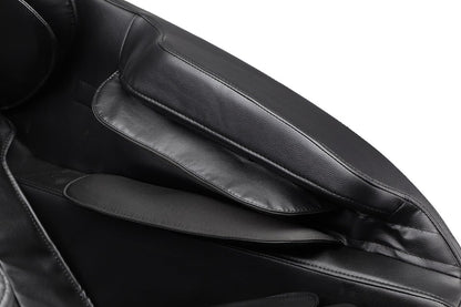 Luxus Massagesessel Konstanz Shiatsu Zero Gravity Leder schwarz, mit Heizung, Rollentechnik, Armmassage, moderner TV-Sessel.